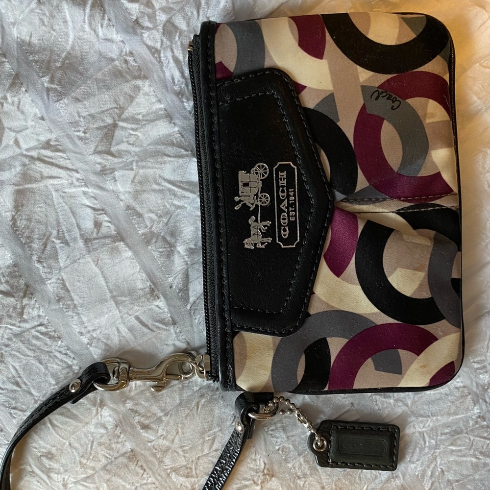 Authentic Vintage Coach Wristlet
